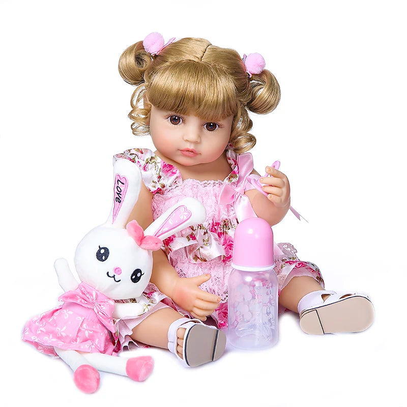 High Quality 50CM Full Body Soft Silicone Doll for Girls