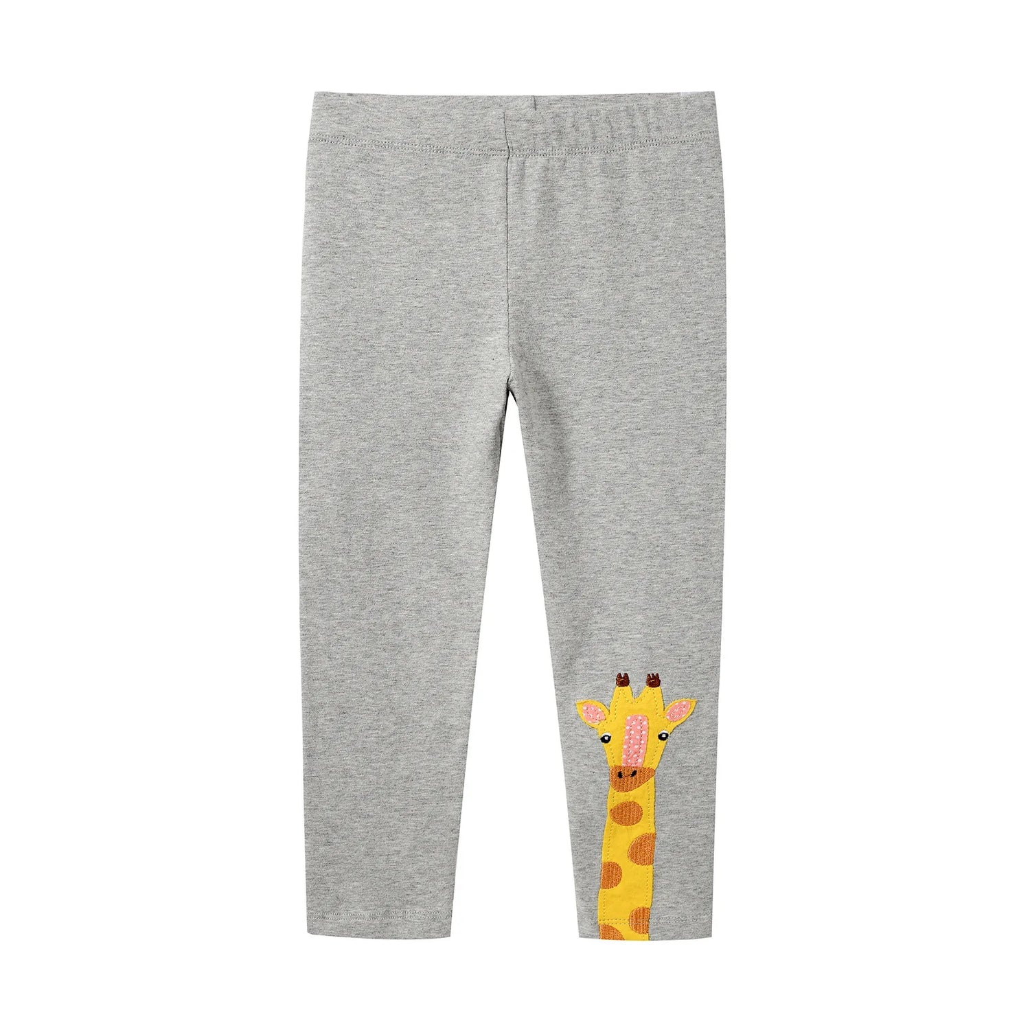 Kids Girls Cartoon Pattern Skinny Cotton Trousers childrensterritory