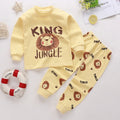 Kids Cartoon Print Long-Sleeved Clothing Set childrensterritory