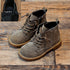Retro Style Side Zipper Kids Genuine Leather Winter Shoes childrensterritory