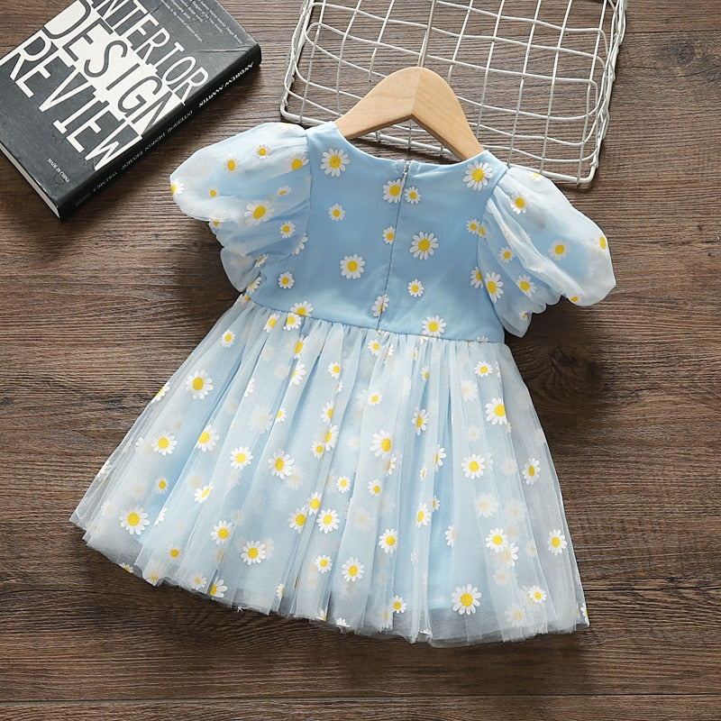 Toddler Girls Puffy Floral Princess Wedding Party Dresses childrensterritory