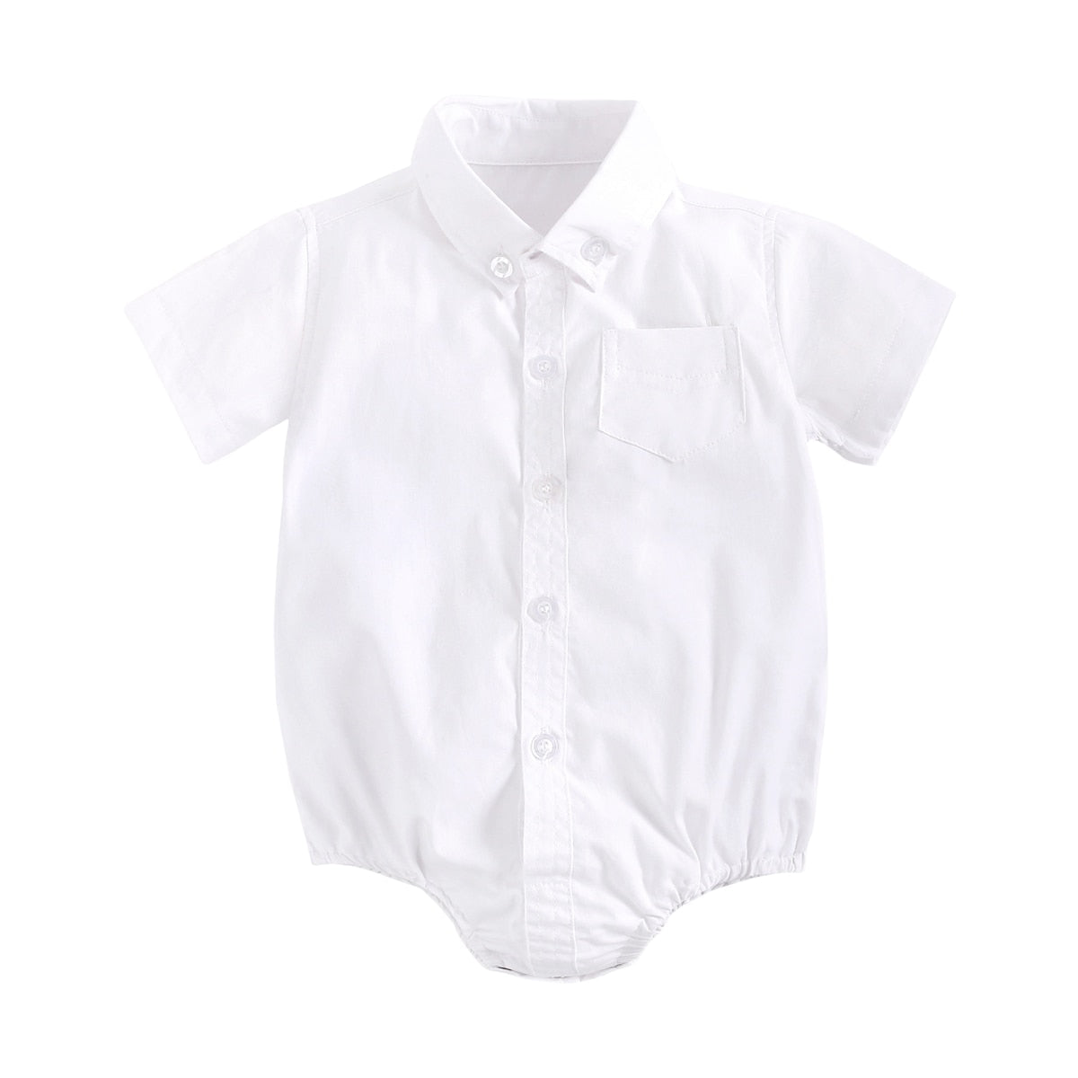 Plaid Cotton Baby Boys Short Sleeve Summer Bodysuit childrensterritory
