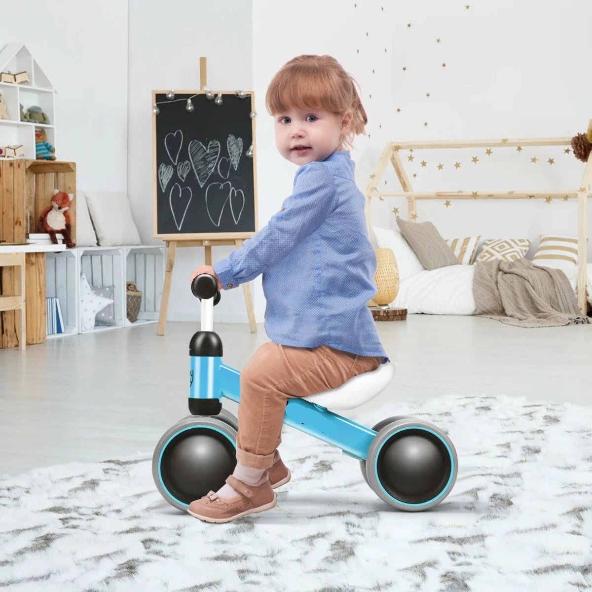 Baby Ride-On Balance Bike Toy for Indoor and Outdoor childrensterritory