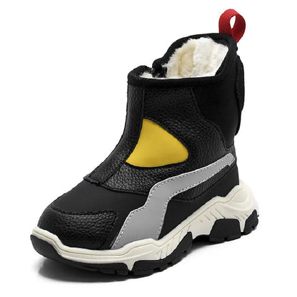 Kids Boys Warm Waterproof Sports Snow Boots childrensterritory