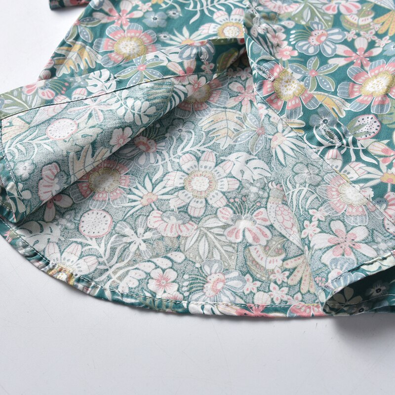 Baby Brother and Sister Matching Floral Hawaiian Outfit Sets childrensterritory