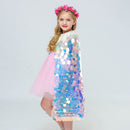 Multicolor Blingbling Fairy Princess Cape for Halloween Party childrensterritory