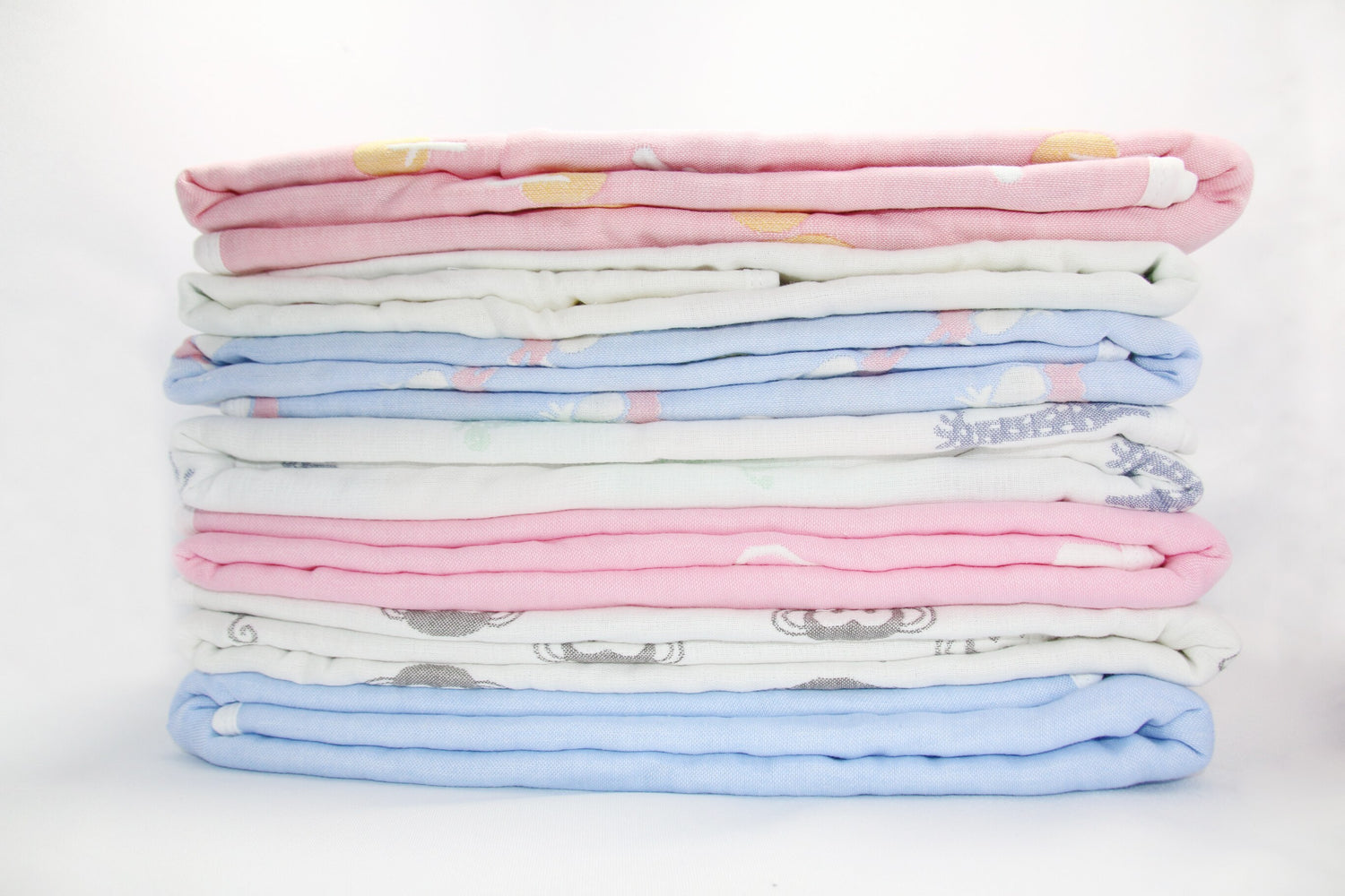 6 Layer Cotton Muslin Baby Blankets Carriage Quilt childrensterritory
