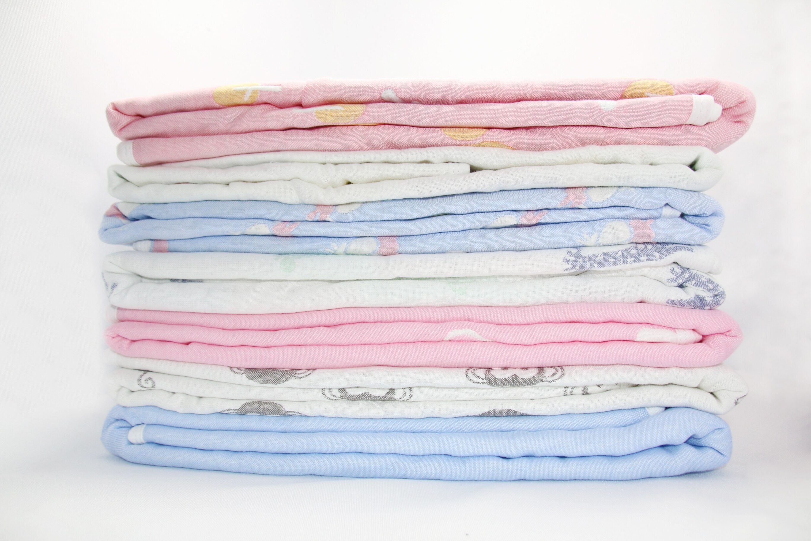 6 Layer Cotton Muslin Baby Blankets Carriage Quilt childrensterritory