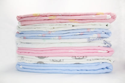 6 Layer Cotton Muslin Baby Blankets Carriage Quilt childrensterritory
