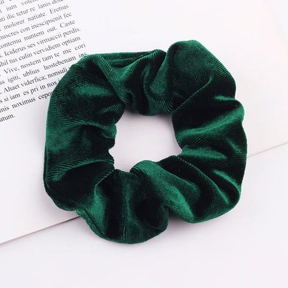 Velvet Scrunchie Hairband For Girls
