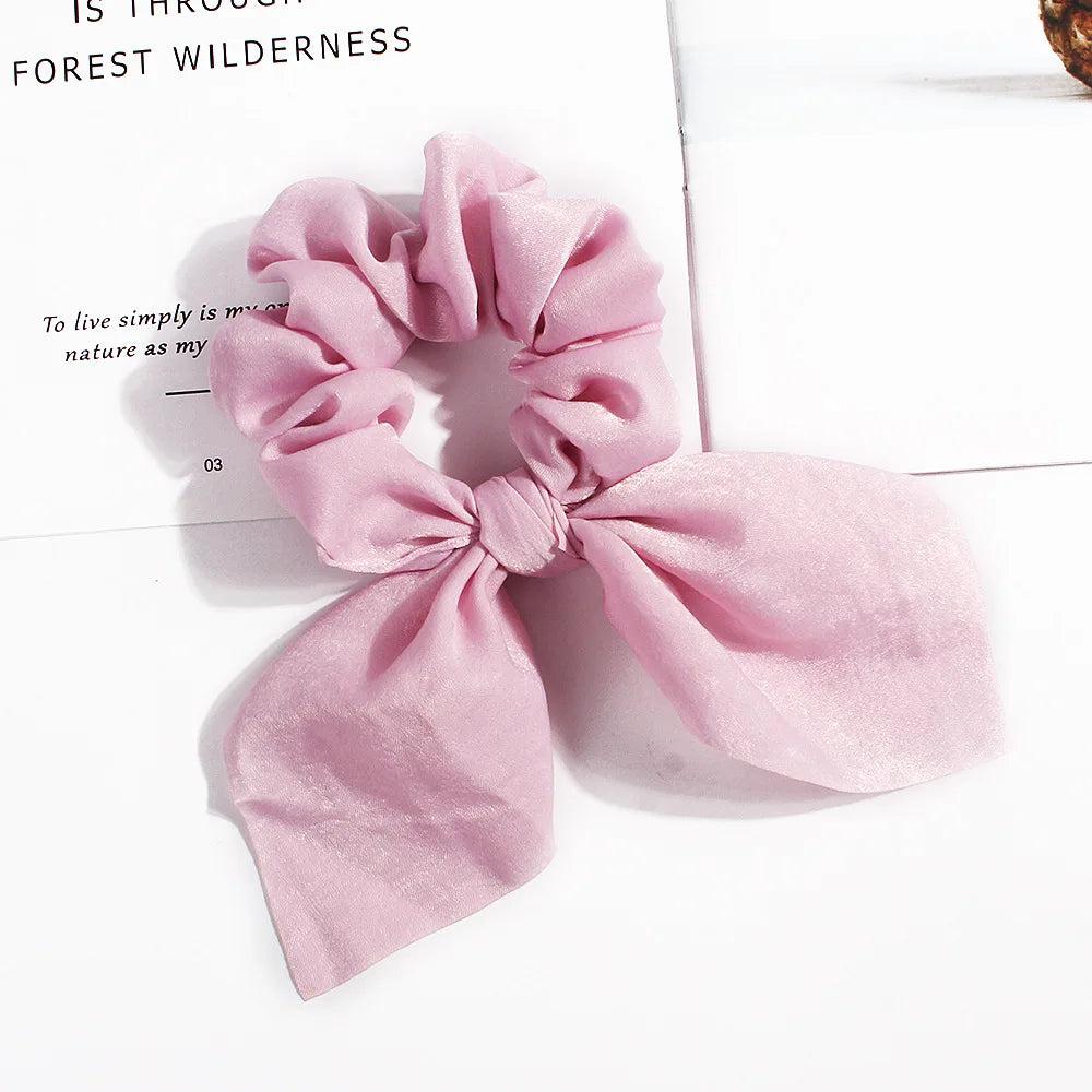 Elastic Ribbon Bow Hair Band for Girls