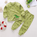 Kids Cartoon Print Long-Sleeved Clothing Set childrensterritory