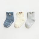 Cartoon Design Non-slip 3 Pairs/Lot Baby Floor Socks childrensterritory