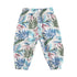 Baby Girl Floral Print Cotton Pants in Holiday Style childrensterritory