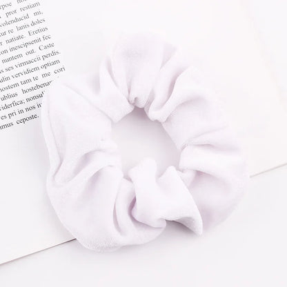 Velvet Scrunchie Hairband For Girls