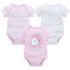 6 pcs/lot Baby Girls Cartoon Print Bodysuits for Summer childrensterritory