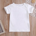 Stylish Cartoon Print Kids Girls Casual T-shirts childrensterritory