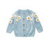 Baby O-Neck Floral Printed Knitting Sweaters, 2Colors childrensterritory