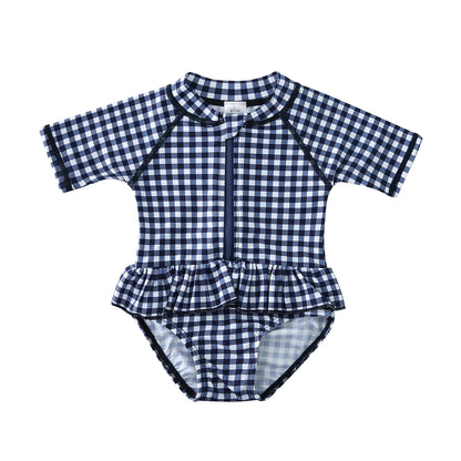 Toddler/Baby Girl Ruffle Printed One Piece Swimsuits