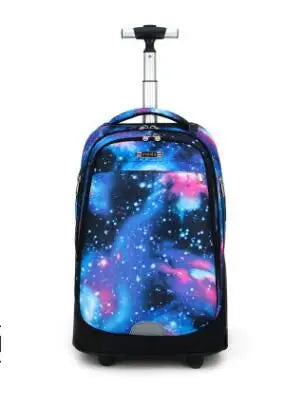 Waterproof Printed Wheeled Backpack For Kids/Adults