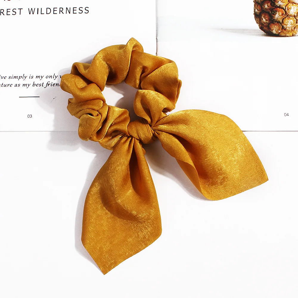 Elastic Ribbon Bow Hair Band for Girls