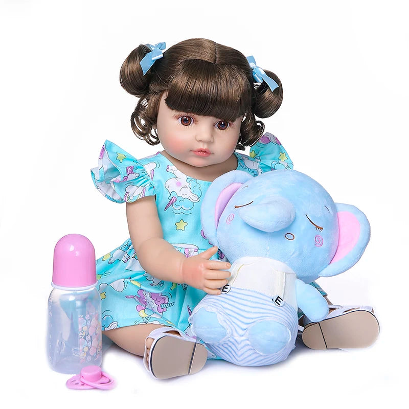 High Quality 50CM Full Body Soft Silicone Doll for Girls
