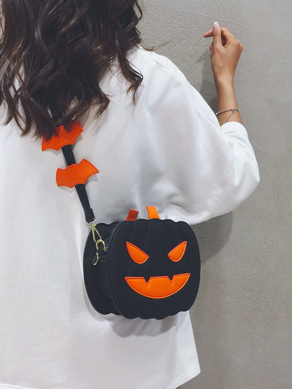 Girls Halloween Pumpkin style Shoulder Bag Pouch Tide childrensterritory