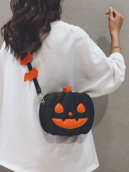 Girls Halloween Pumpkin style Shoulder Bag Pouch Tide childrensterritory