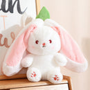 Zipper Strawberry Rabbit Doll Plush Toys for Kids childrensterritory