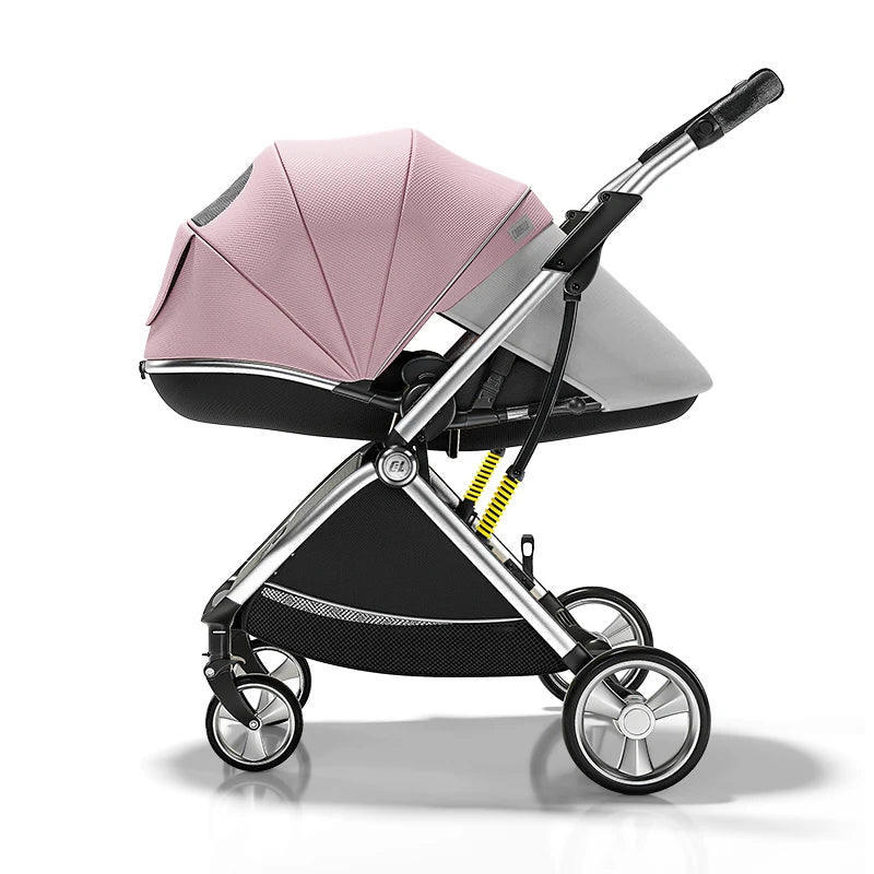 High Landscape Luxury Baby Stroller with Egg-Shaped Seat childrensterritory