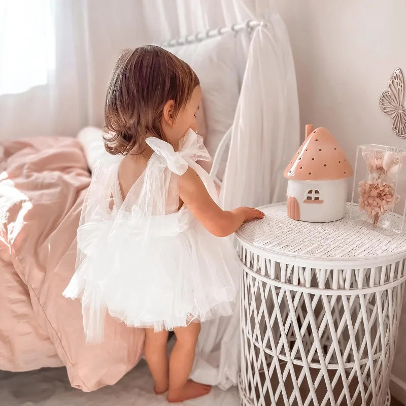 Baby Girls Sleeveless Princess Romper Dresses for Summer childrensterritory