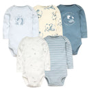 Cartoon Print Soft Cotton Bodysuits For Newborn Babies childrensterritory