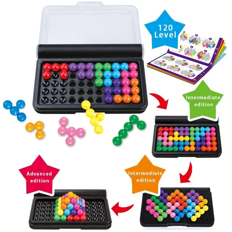 Kids' Logical Mind Toys: 3D Classic Pyramid Beads