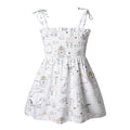 Kids Girl Sleeveless Floral Sling Summer Dresses childrensterritory