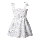 Kids Girl Sleeveless Floral Sling Summer Dresses childrensterritory