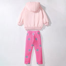 Cotton Rabbits Design Hoodie Sets for Kids Girls childrensterritory
