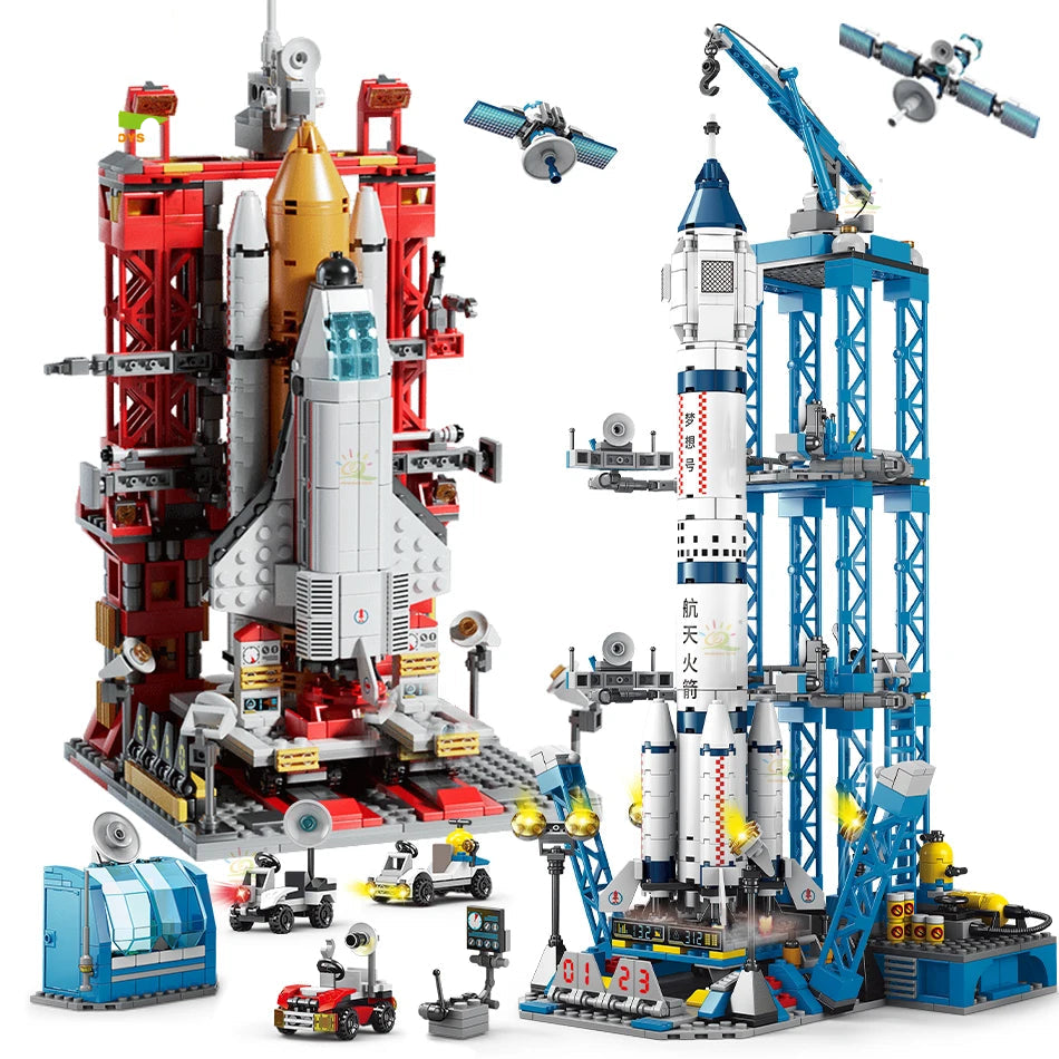 City Aerospace Model Bricks Toys for Kids