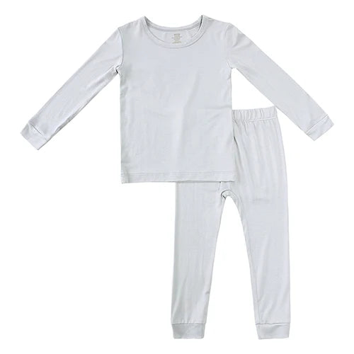 Solid Pattern Bamboo Fiber Pajamas Sets For Baby/Kids childrensterritory
