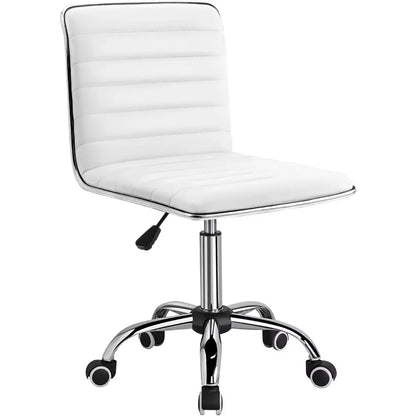 PU Leather Swivel Computer Desk Chair of Mid Back childrensterritory