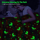Soft Cozy Glow in The Dark Unicorn Blanket for Kids childrensterritory