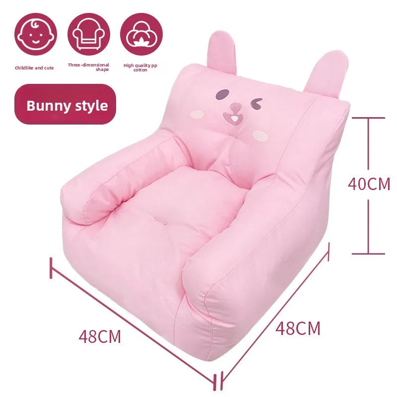 Kids Rabbit Designed Pink Color Single Sofa/Furniture