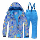 Kids Waterproof Warm Fleece Snow Suits Set childrensterritory