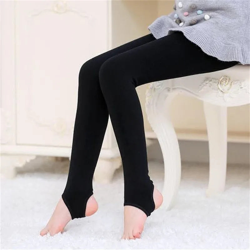 Kids Girls High Quality Stirrup Ballet Dance Tights