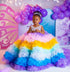 Luxury Multicolor Little Girls Fluffy Princess Party Gowns childrensterritory