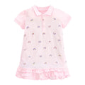 Little Girls Printed Lovely Soft Casual Summer Dresses childrensterritory