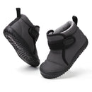 Kids Girls Soft-Sole Ankle Length Warm Fur Snow Boots childrensterritory