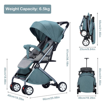 Lightweight, Comfortable &amp; Foldable Baby/Kids Stroller childrensterritory