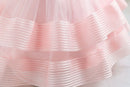 Baby Girls' Half-Sleeves Flower Design Party Dresses