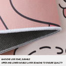 Cute Cartoon Girly Large Area Rugs for Kids Bedroom, Living Room childrensterritory