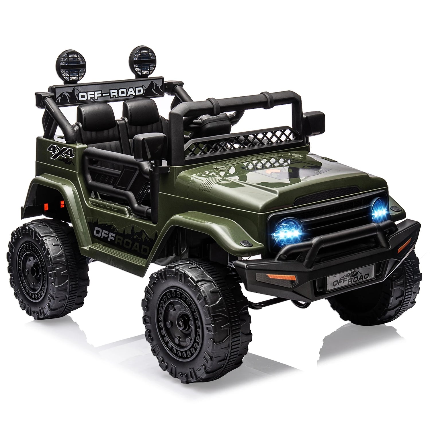 Kids Ride On Remote Control 12V Truck with Led Lights childrensterritory